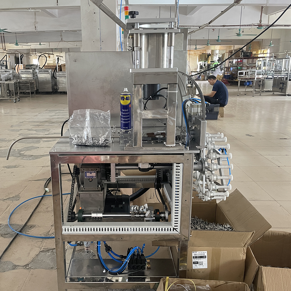 Tea Light Wick Inserting Machine