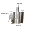 1000L Semi Automatic Candle Making Machine