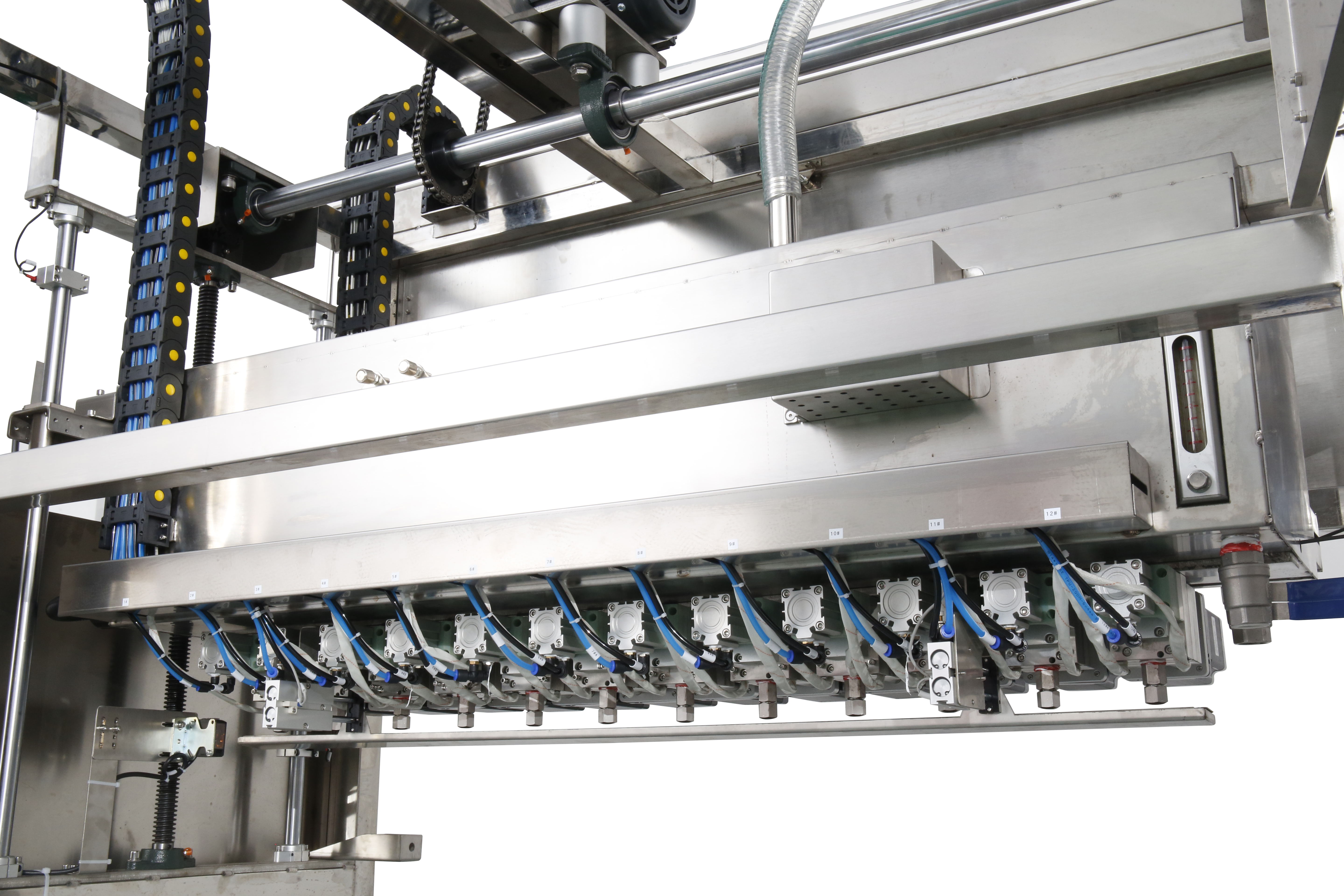 Factory New Design Stainless Steel 12 Heads Water Filling Station Electric Automatic Candle Making Equipment