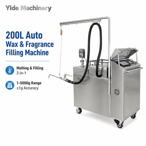 Yide YD-200-1 Automatic Wax and Fragrance Filling Machine 200L Melting Tank with Mixer 1-5000g Filling Range ±1g Accuracy
