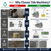 Yide YD-200-1 Automatic Wax and Fragrance Filling Machine 200L Melting Tank with Mixer 1-5000g Filling Range ±1g Accuracy
